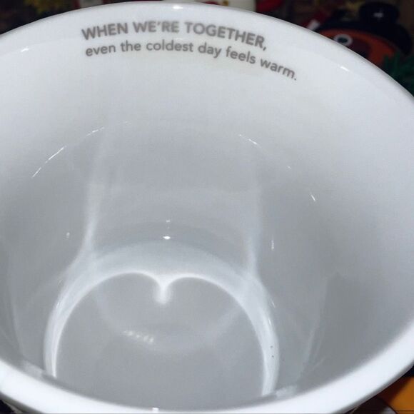 2 Starbucks 2011 Mug "When We're Together Even The Coldest Day Feels Warm” 14oz - Picture 2 of 4